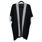Lace Kimono Black Tops Taylor Hill