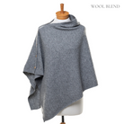 Angie Poncho Grey Tops Taylor Hill