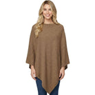 Pearl Poncho Brown Tops Taylor Hill