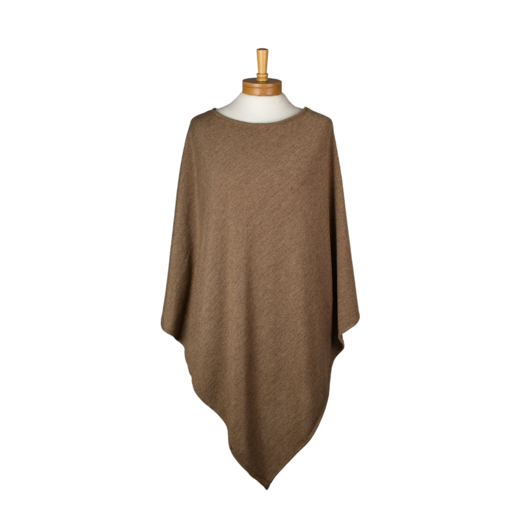 Pearl Poncho Brown Tops Taylor Hill