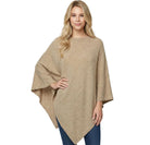 Pearl Poncho Oatmeal Tops Taylor Hill