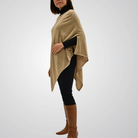 Pearl Poncho Oatmeal Tops Taylor Hill