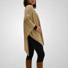 Pearl Poncho Oatmeal Tops Taylor Hill