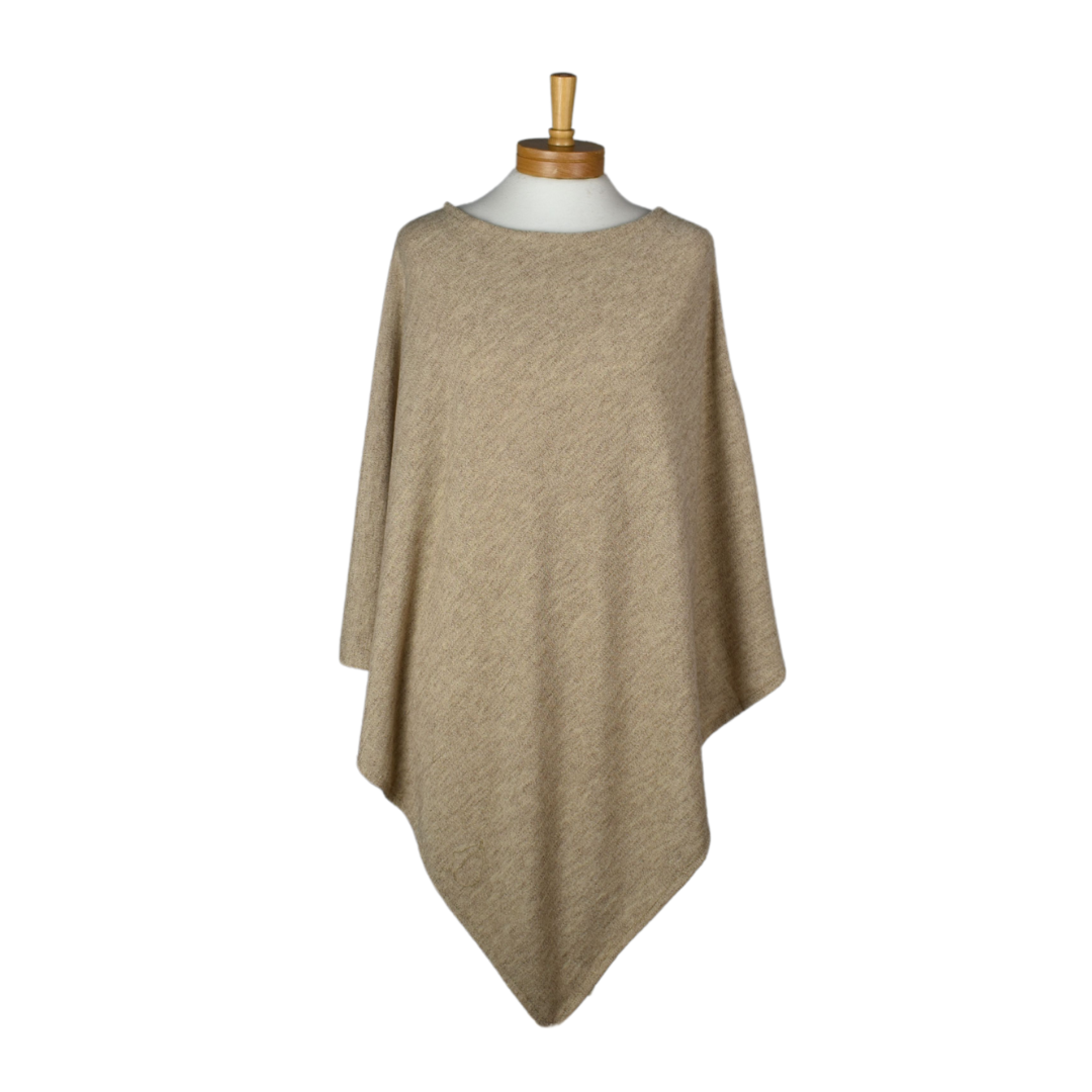 Pearl Poncho Oatmeal Tops Taylor Hill