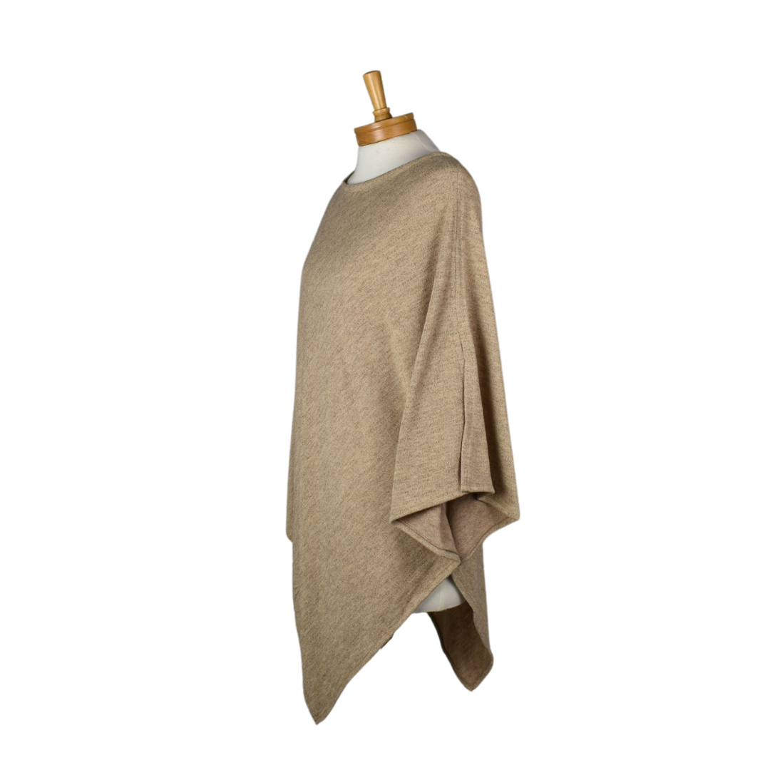 Pearl Poncho Oatmeal Tops Taylor Hill