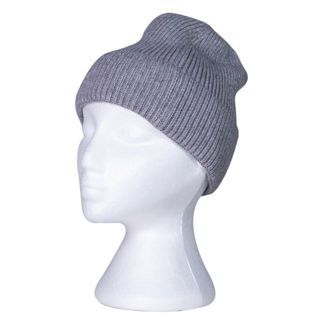 Twisted Rib Stitch Beanie Grey Hats & Millinery Taylor Hill