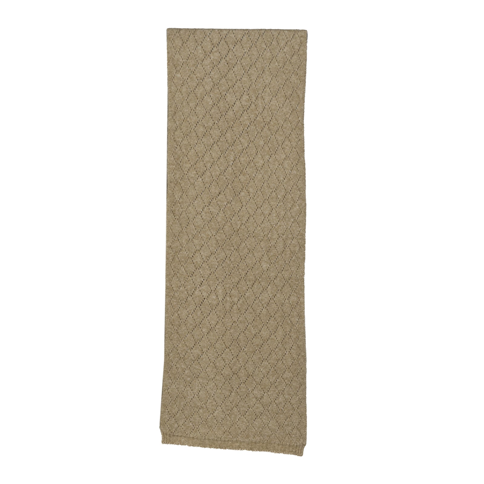 Diamond Stitch Knitting Scarf Olive Scarves and Sarongs Taylor Hill