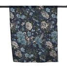 Peony Rose Garden Scarf Navy Blue Scarves and Sarongs Taylor Hill