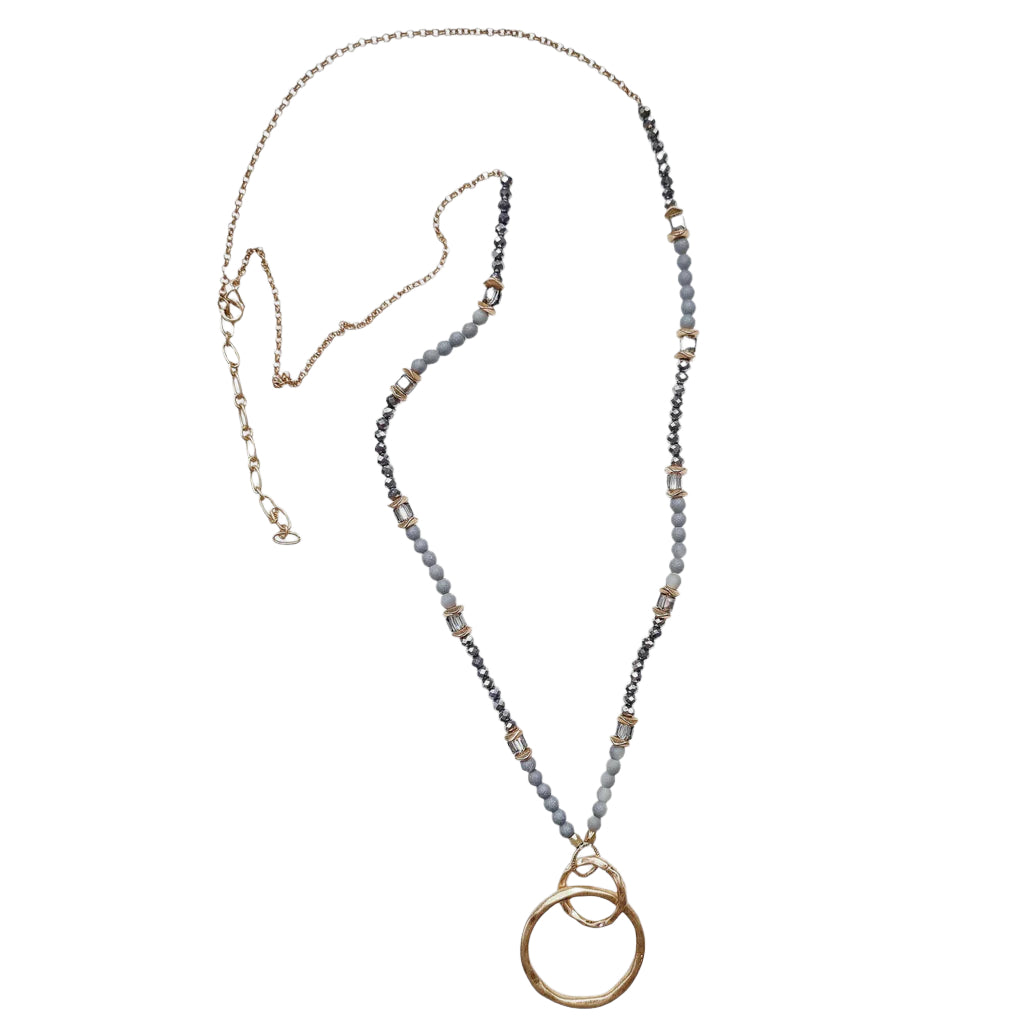 Trysta Necklace 1901-01-5NGREY Necklaces Zoda