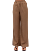 Taupe Pant with Split Hem Bottoms White Closet XS(6)