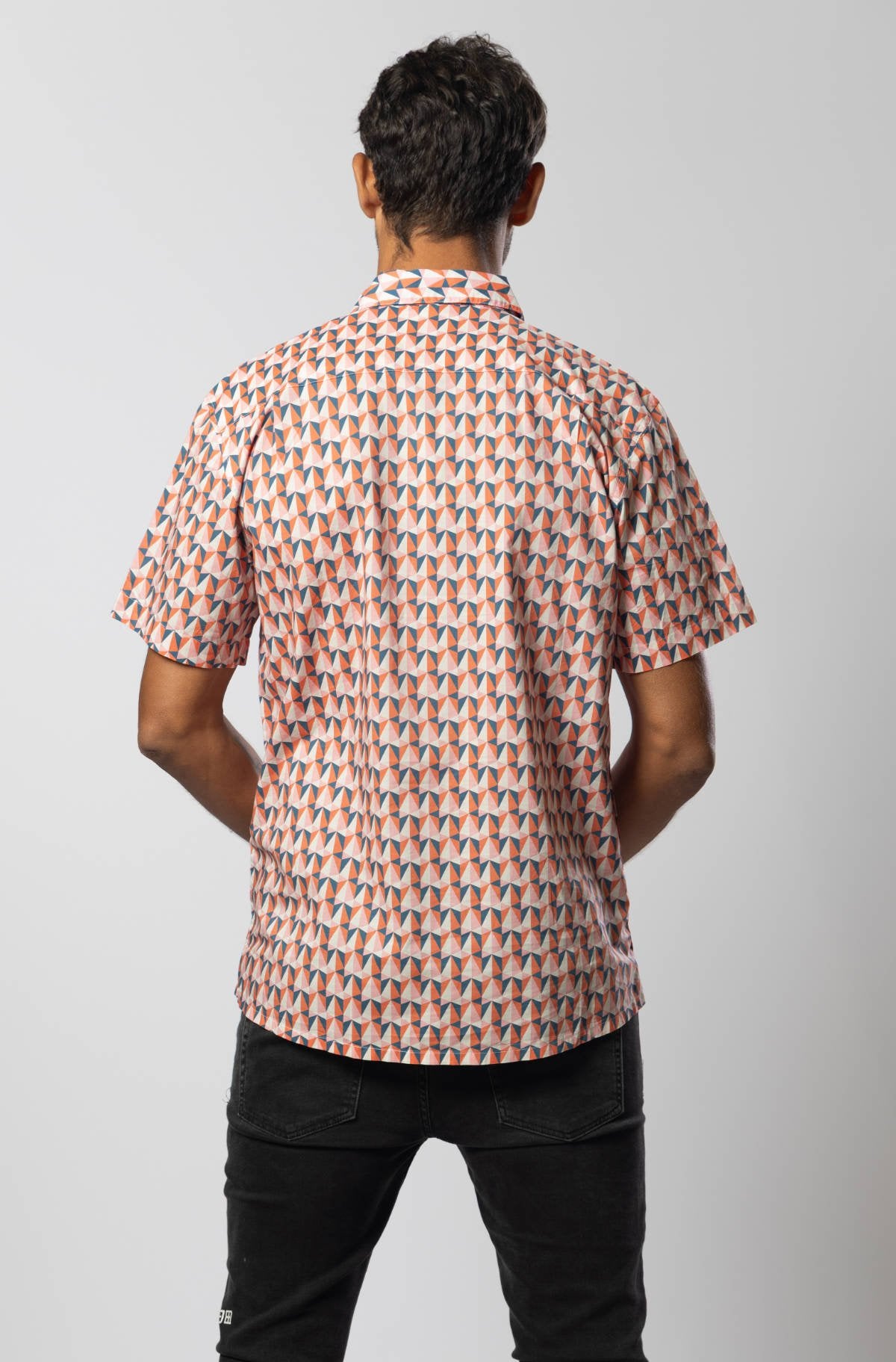 Tessellate Cotton Mens Shirt Mens Tops Skumi