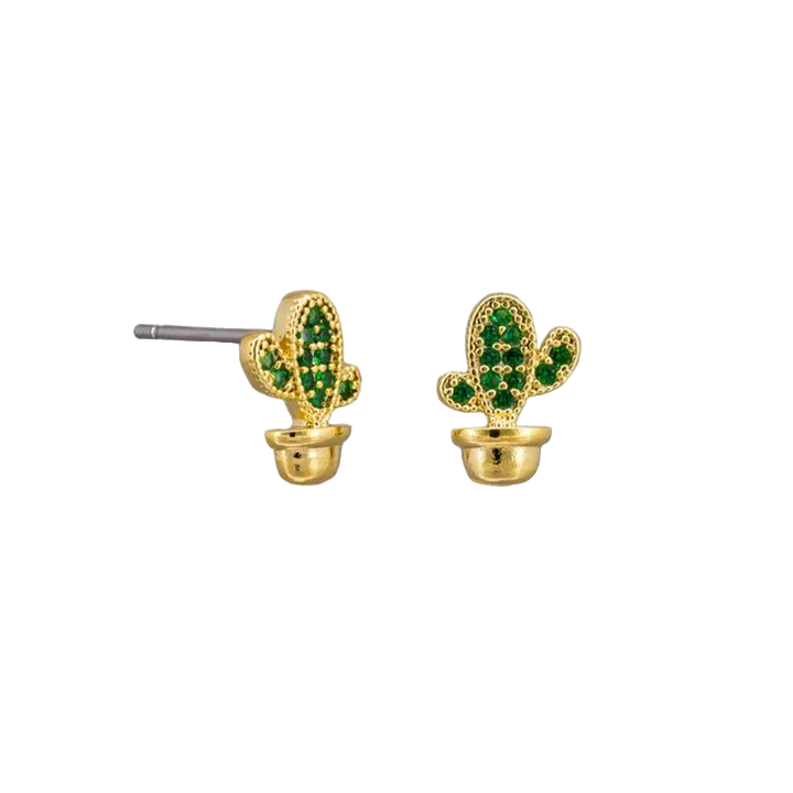 Tiger Tree Cactus Studs Earrings Tiger Tree   