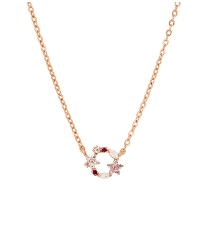 Rose Gold Petite Garden Necklace - Global Free Style