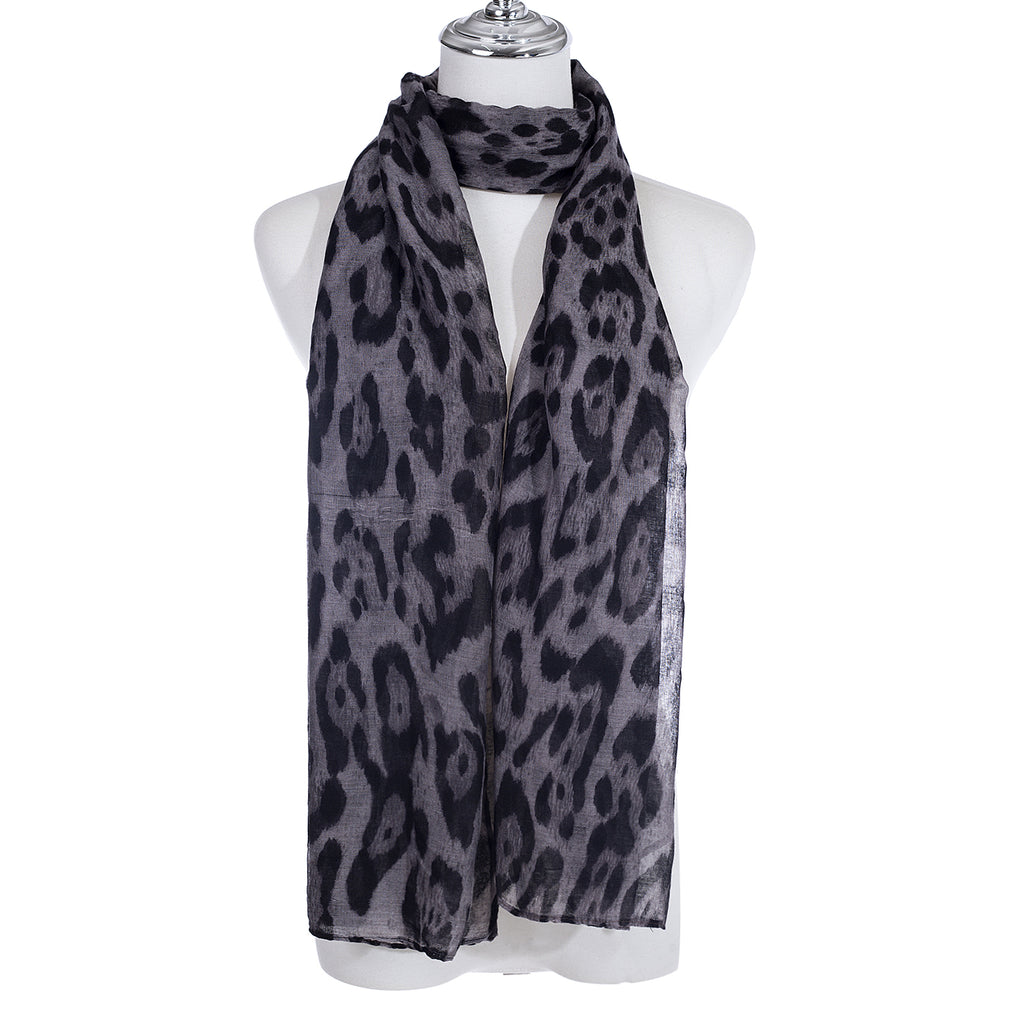 Tiger Spot Scarf Black Scarves and Sarongs Ivys   