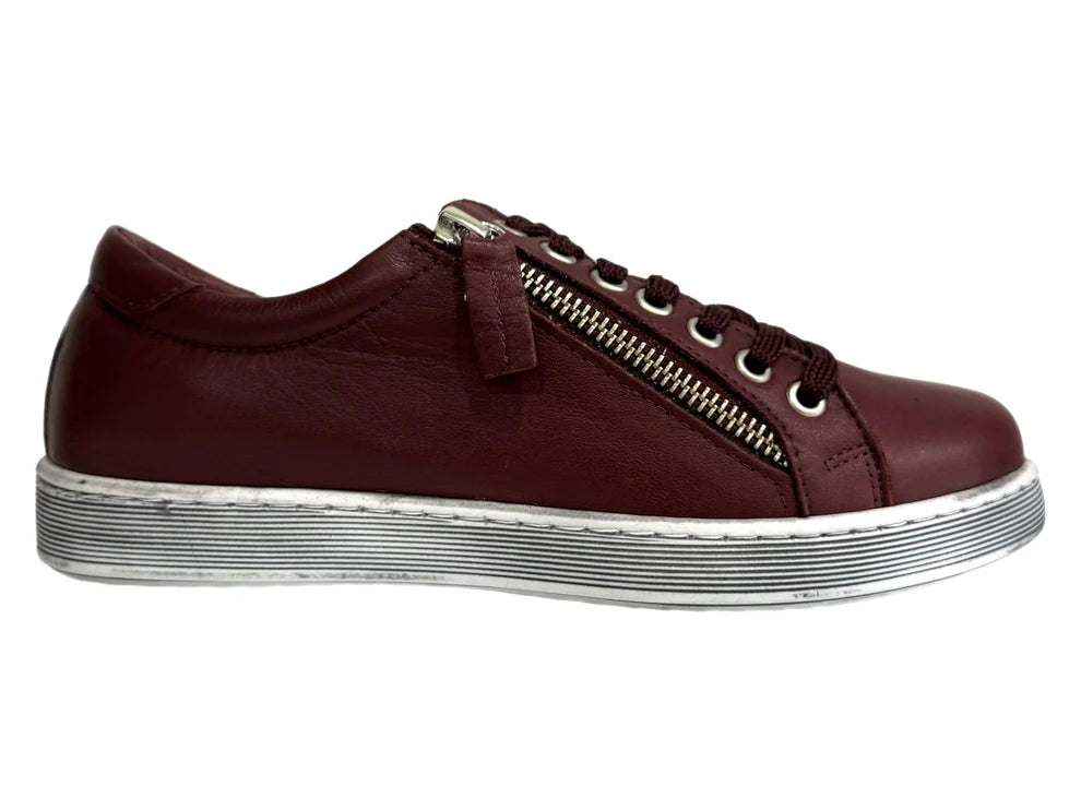 Token Burgundy Leather Shoes Rilassare
