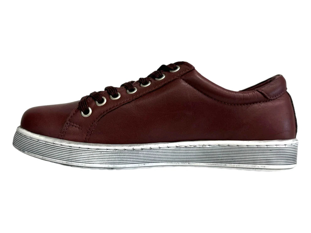Token Burgundy Leather Shoes Rilassare