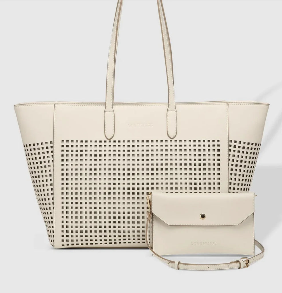 Torino Tote Bag Vanilla Bags and Purses Louenhide   