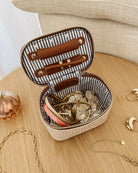 Trudy Jewellery Box Natural Tan Bags and Purses Louenhide