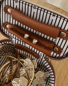 Trudy Jewellery Box Natural Tan Bags and Purses Louenhide