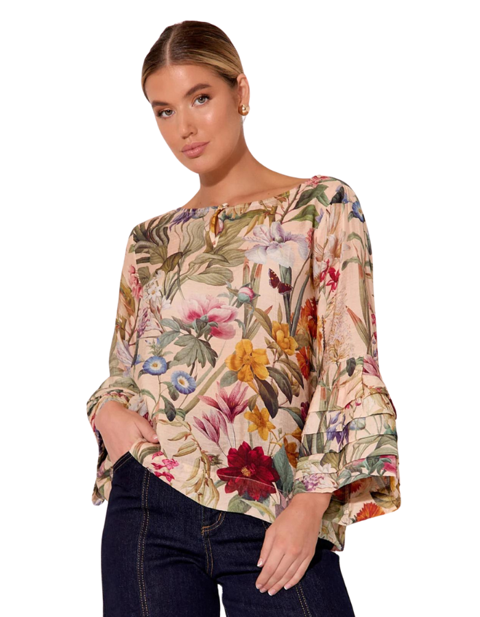 Etta Floral Top Floral - Global Free Style