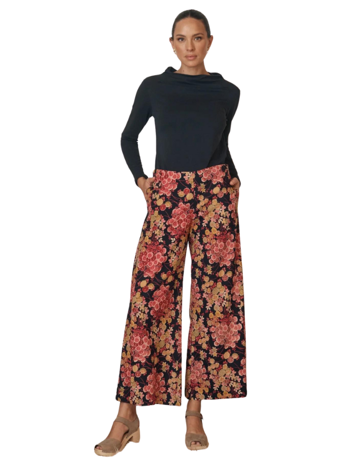 Talia Trouser Autumn Blossom - Global Free Style