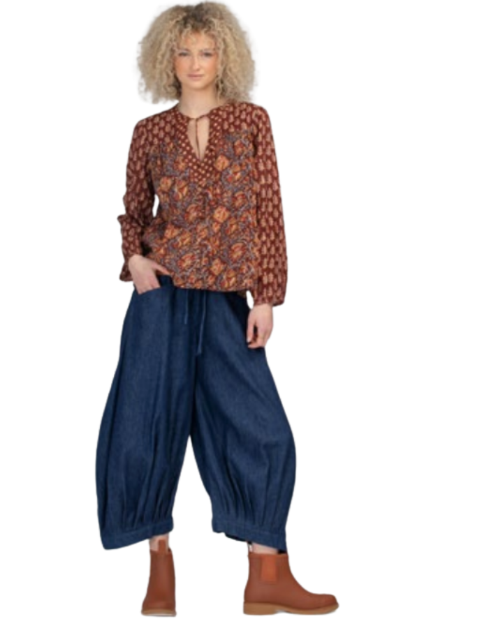 Guru Pant Dark Denim Skirts Boom Shankar 8