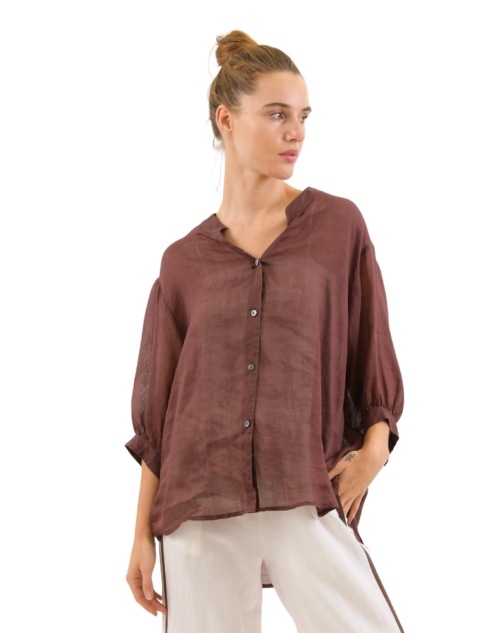 Aurora Top Chocolate Tops Worthier S/M(8-12)
