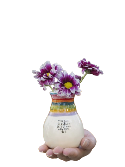 Favourite Bud Vase You Make The World Gifts and Accessories Natural Life