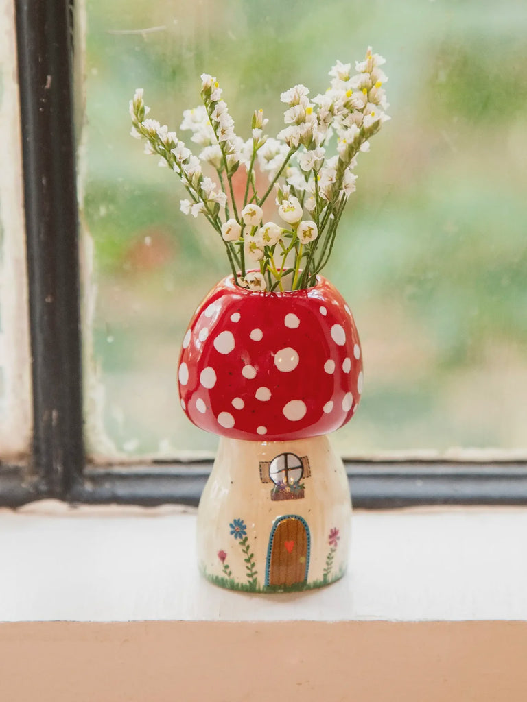 Cutest Little Bud Vase Mushroom Gifts and Accessories Natural Life