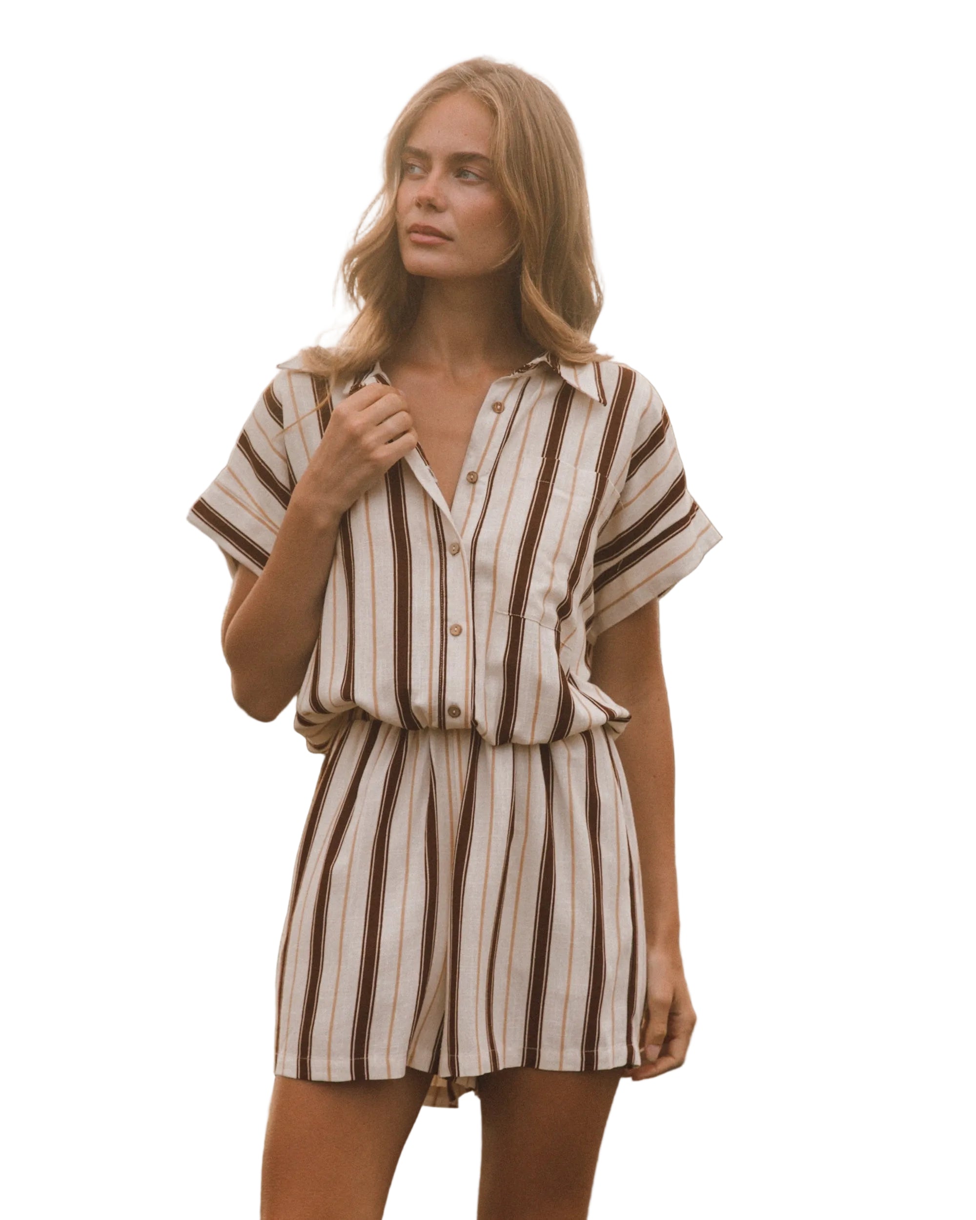 Ebby and I Line Motion Playsuit Jumpsuits Ebby and I S(8-10)