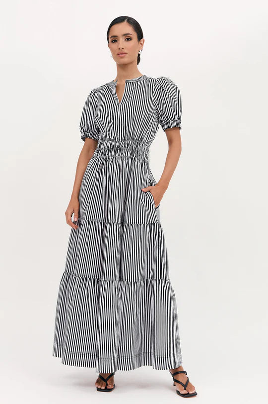 Violette Stripe Dress Stripe Dresses Adorne