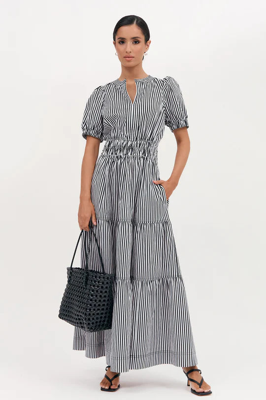 Violette Stripe Dress Stripe Dresses Adorne 8