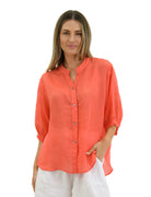 Aurora Top Coral Tops Worthier S/M(8-10)