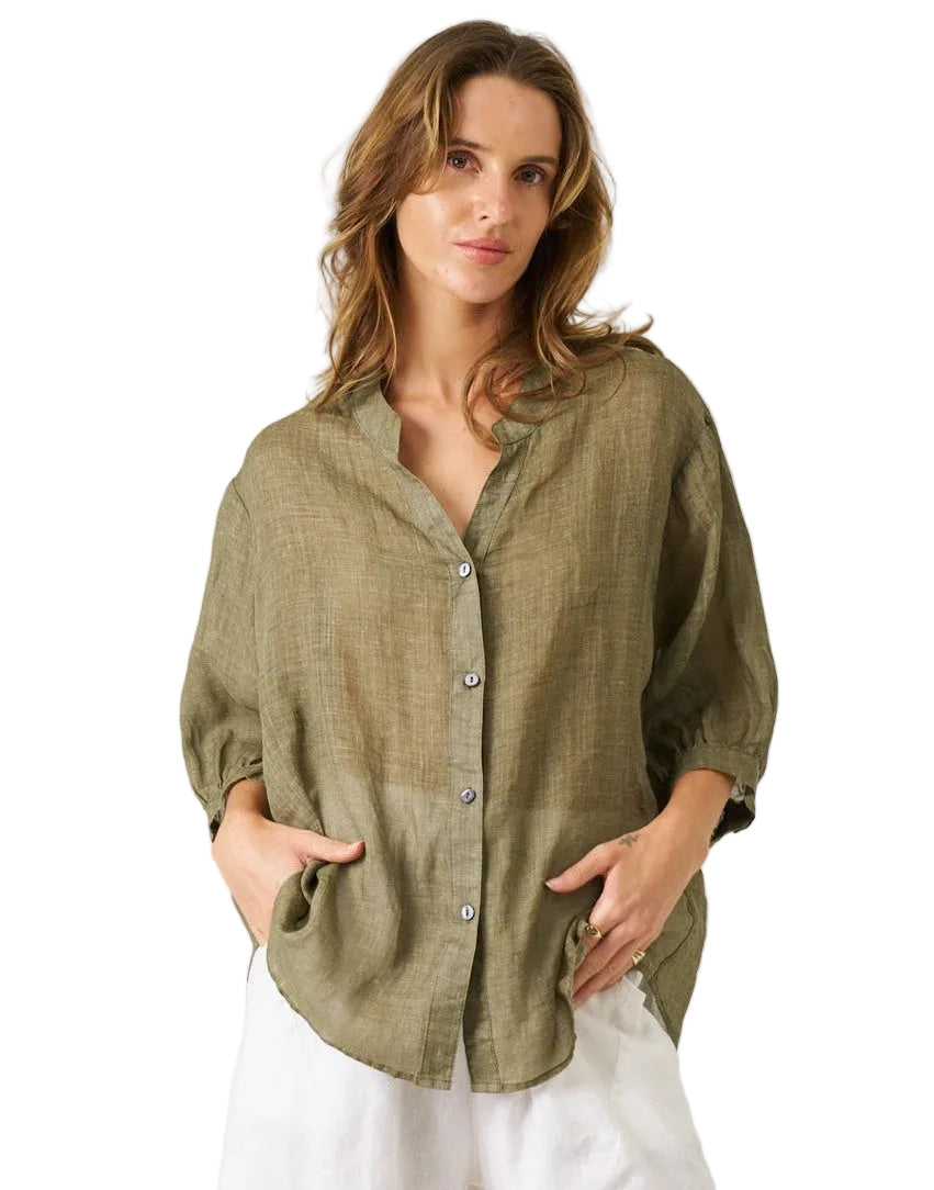 Aurora Top Olive Tops Worthier S/M(8-10)