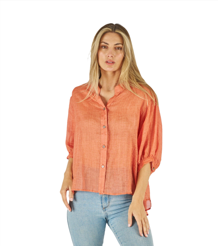 Aurora Top Orange Tops Worthier M/L(12-14)  