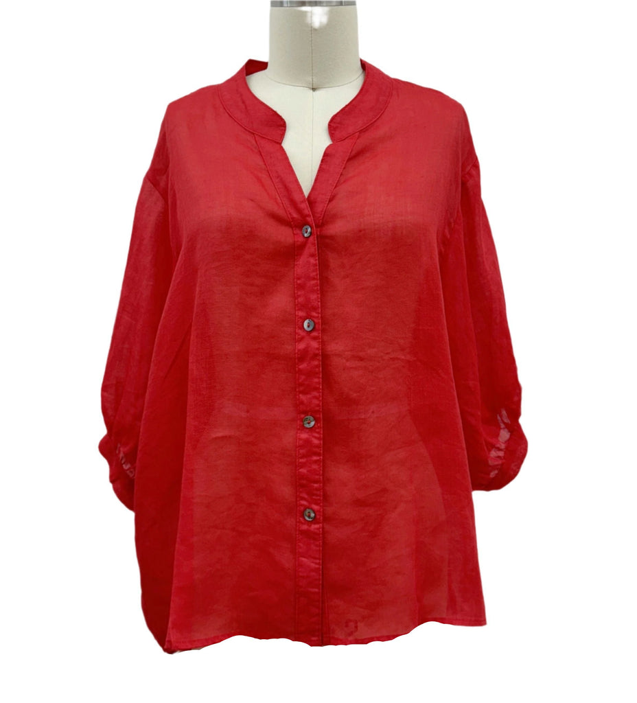 Aurora top red Tops Worthier M/L(14-16)