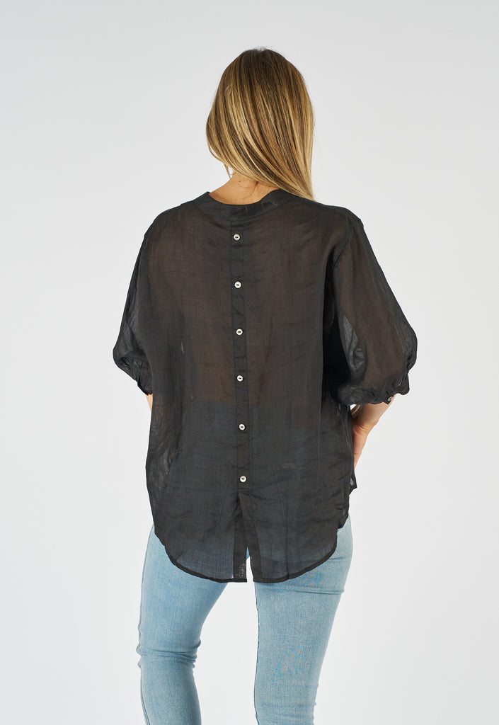 Aurora  Top Black Tops Worthier   