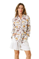 Autumn Linen Shirt Tops Worthier