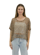 Golden Hour Knit Chocolate Tops Worthier