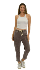 Veda Wash Joggers Chocolate Bottoms Worthier S/M(8-10)