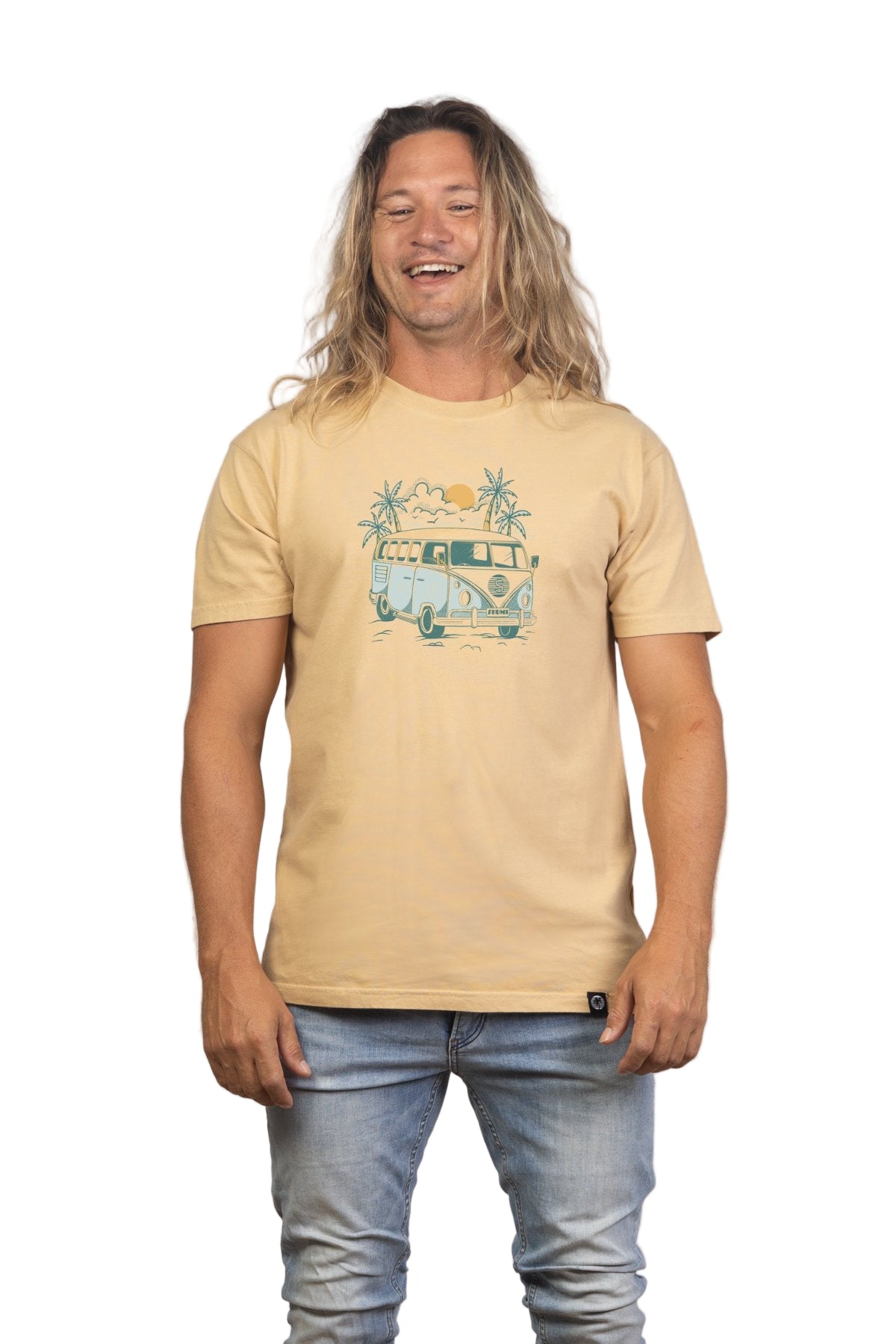 Warm Sand Van Life Mens T Shirt Mens Tops Skumi XXL