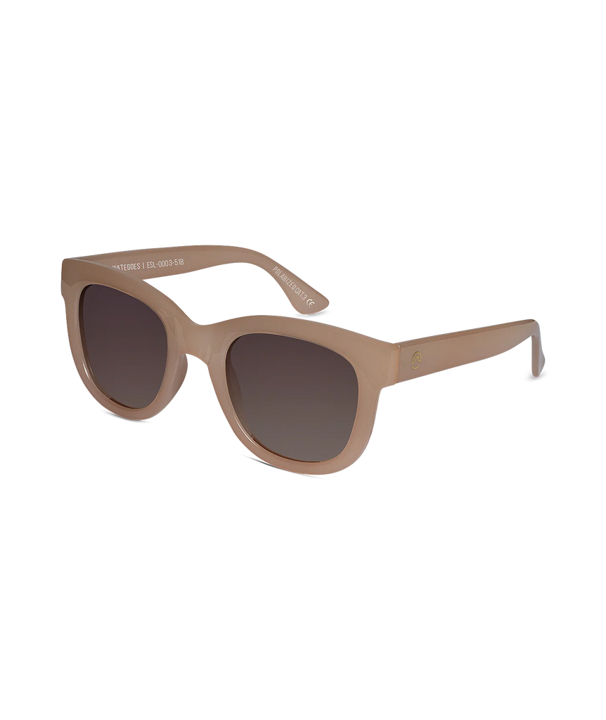 Wategos Womens Sunglasses Bone/Smoke Sunglasses & Glasses White Haven   