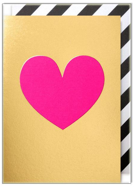 Waterlyn Pink Heart Gift Cards Cards and Wrap Waterlyn   