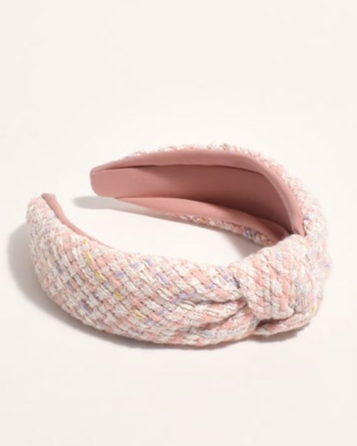 Knot Style Boucle Event Headband Pink - Global Free Style