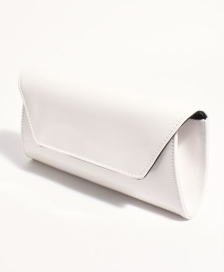 Suzie Gloss Fold Over Clutch Stone Bags and Purses Adorne   