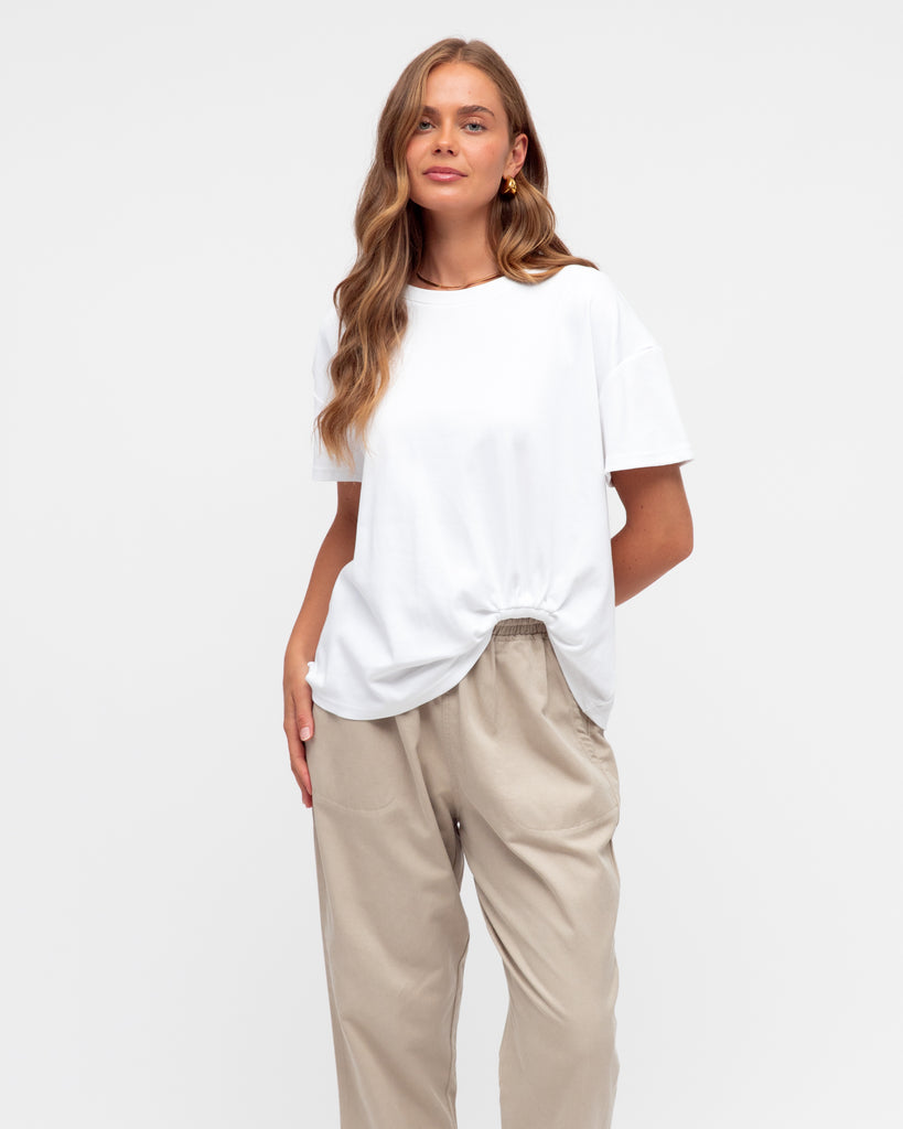 White knot T Shirt Tops Label of Love