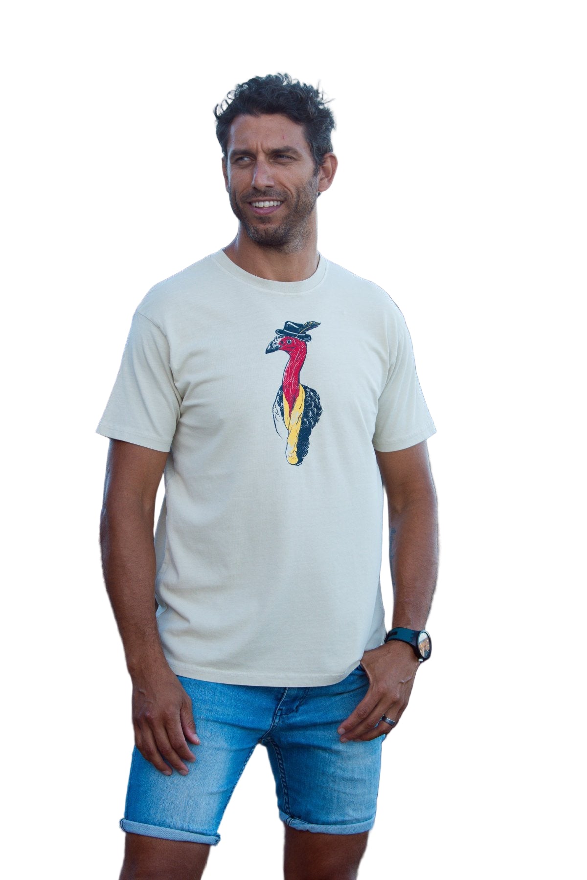 Wild Turkey Shell Mens T Shirt Mens Tops Skumi S