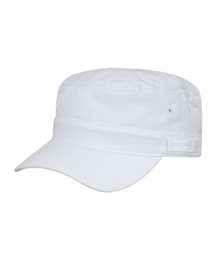 Womens Mao Cap Marley White Hats & Millinery Kooringal   