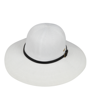 Womens Wide Brim Leslie Off White Hats & Millinery Kooringal   