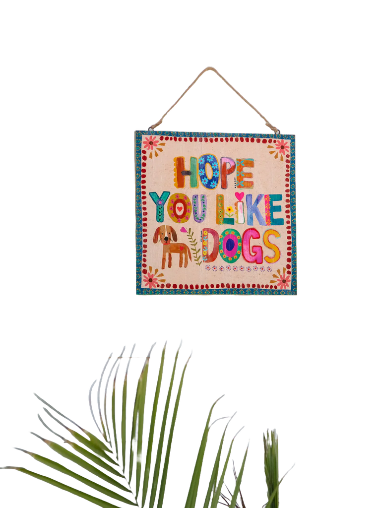 Wooden Sign Cream Like Dogs Gifts and Accessories Natural Life   